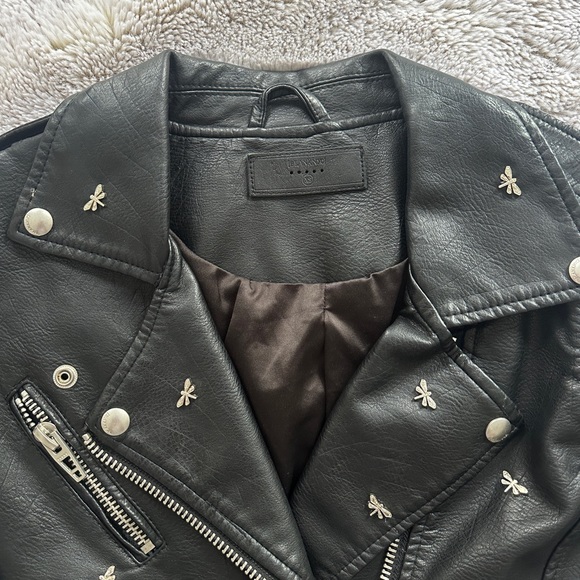 Blank NYC Dragonfly Embellished Moto Jacket - Picture 3 of 4